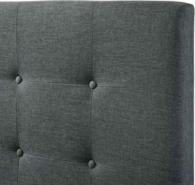 Intercon Addyson Gunmetal Youth Full Upholstered Panel Bed-3