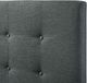 Intercon Addyson Gunmetal Youth Full Upholstered Panel Bed-3