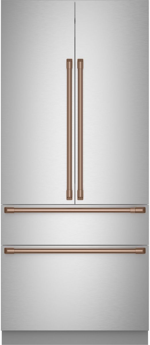 Café™ Brushed Copper Refrigeration Handle Kit-1