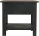 Signature Design by Ashley® Tyler Creek Grayish Brown End Table with Black Base-4