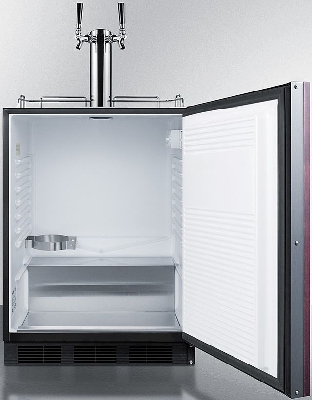 Summit® 5.5 Cu. Ft. Panel Ready Beer Cooler/Kegerator-2