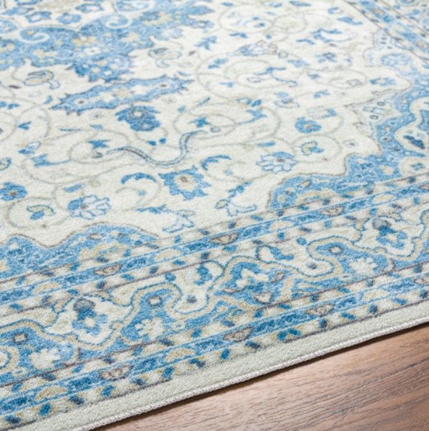 Surya Hera Blue 4'x6' Area Rug-4