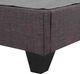 Elements International Abby Heirloom Charcoal Queen Platform Bed-4