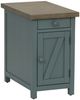 Coast2Coast Home™ Belsey Gray Side Table with Slate Base-0