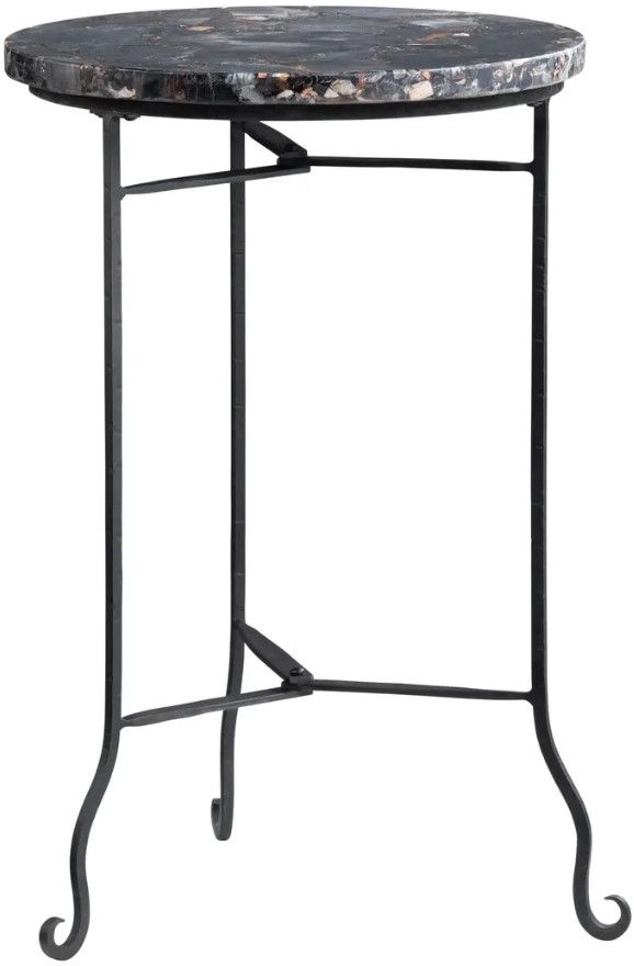 Crestview Collection Pennington Black Accent Table-0