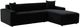TOV Furniture Olafur 2-Piece Black Right-Arm Facing Sectional and Chaise-0