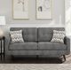 Legends Home Hollywood Stonewash Black Sofa-1