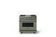 Viking® 5 Series 36" Eucalyptus Pro Style Dual Fuel (NG) Range with Brushed Brass Trim-0