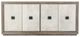 Classic Home Denver Antique White/Distressed Gray Sideboard-2