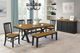 TEI Quinton Pecan/Black Bench-1