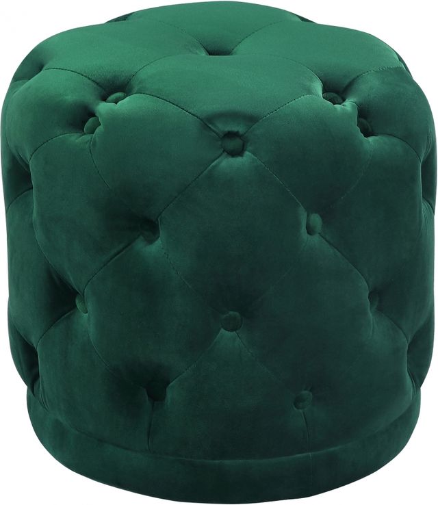 Meridian Furniture Harper Green Velvet Stool-0