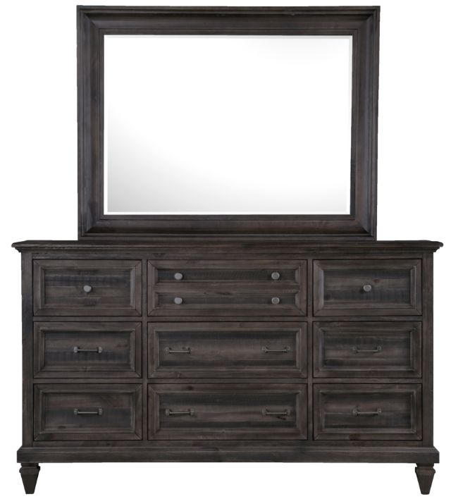 Magnussen Home® Calistoga Weathered Charcoal Dreser and Mirror-1