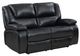 Coaster® Camila 2-Piece Black Manual Reclining Living Room Set-3