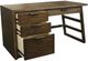 Riverside Furniture Perspectives Brushed Acacia Single Pedestal Desk-2