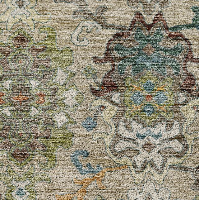 Dalyn™ Rug Company Silk Road SR5 Aqua 5'x8' Area Rug-3