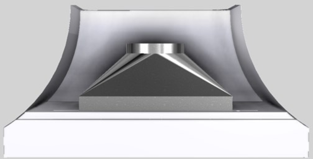 Vent-A-Hood® Designer Series 60" White Wall Mounted Range Hood-3