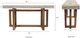 A & B Home Simbu Brown Hand Carved Apron Console Table-1