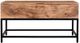 Inspire™ Ojas Natural Burnt Lift-Top Coffee Table with Black Base-1