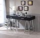 ACME Furniture Coleen Black High Gloss Writing Desk with Chrome Base-4