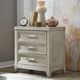 Liberty Furniture Belmar Silver Champagne/Washed Taupe Nightstand-1