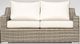 Enclover Tulip Birds Eye/Driftwood Loveseat-1
