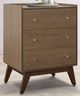 Elements International Sade Walnut 3-Drawer Chest-0