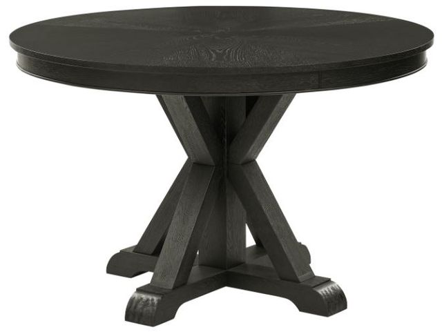 Steve Silver Co. Rylie Black Round 48" Dining Table-0