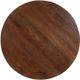 Jofran Inc. Prelude Walnut Round Dining Table with Black Base-4