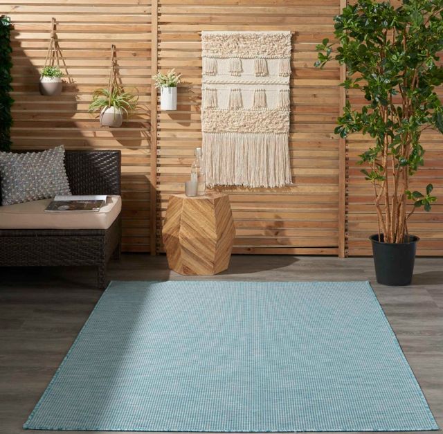 Nourison Home™ Positano Aqua 5'x7' Area Rug-3