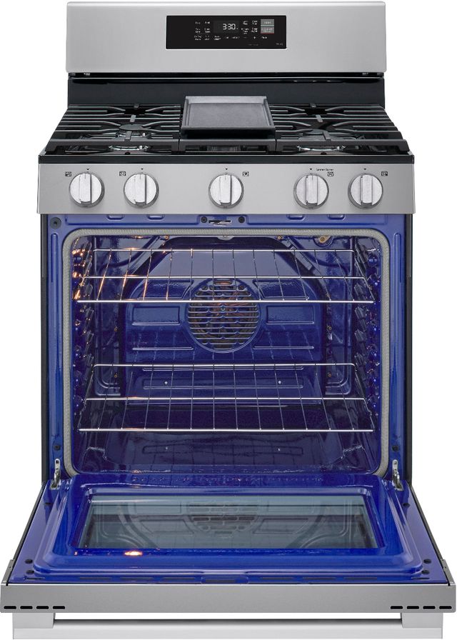 LG 30" Stainless Steel ProBake Convection® Smart Freestanding Gas Range-3