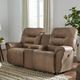 Best® Home Furnishings Customizable Unity Leather Power Titl Headrest Space Saver Console Loveseat-2