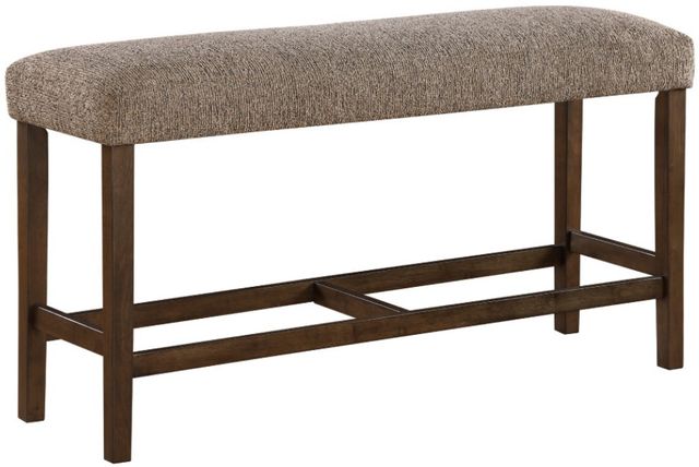 Global Furniture USA Dark Brown Bar Dining Bench-0
