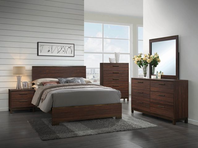 Coaster® Edmonton Rustic Tobacco Queen Bed-2