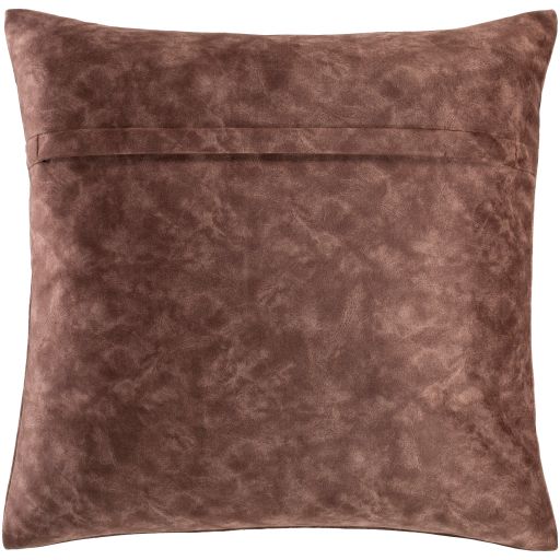 Surya Collins Dark Brown 20"x20" Toss Pillow with Polyester Insert-2