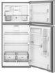 Whirlpool® 30" 19.3 Cu. Ft. Fingerprint Resistant Stainless Steel Top Freezer Refrigerator with Total Coverage Cooling-1
