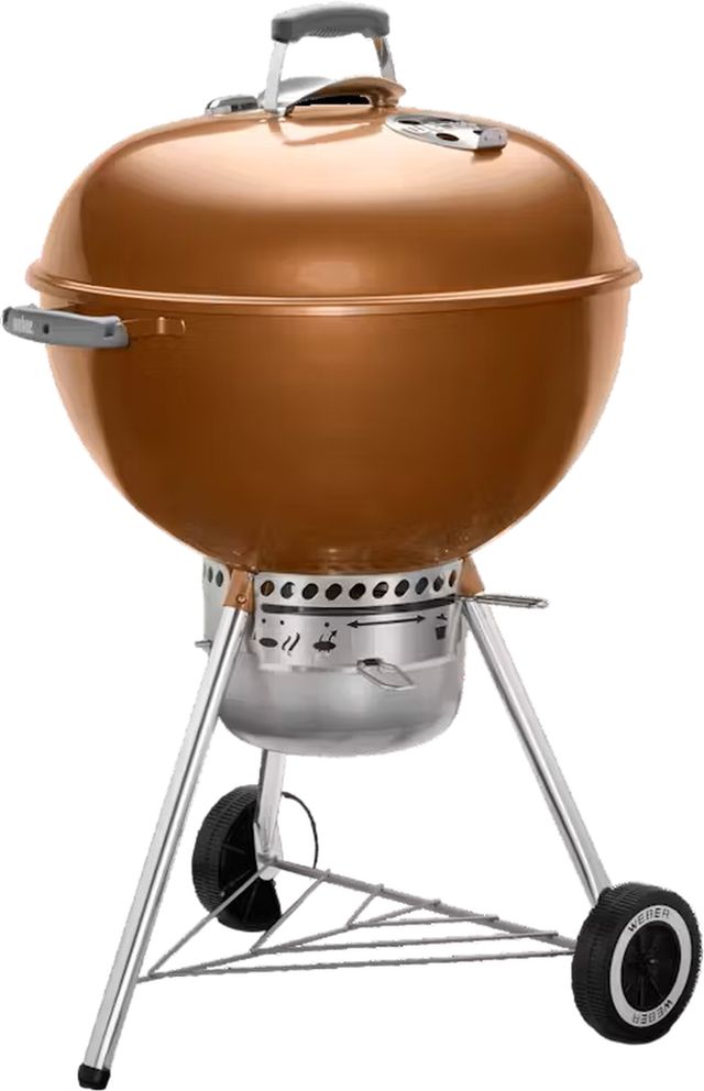Weber® Original Kettle™ Series 27" Copper Freestanding Charcoal Grill-3