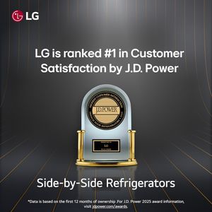LG 36 in. 23.0 Cu. Ft. PrintProof™ Finish Stainless Steel Counter Depth Side By Side Refrigerator