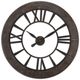 Uttermost® Ronan Bronze/Gray Wall Clock-0