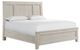 Intercon Carlson Washed Linen King Panel Bed-0