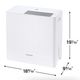 Frigidaire® 50 Pint White Dehumidifier-3