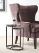 Hammary® Ala Carte Clear Nesting Table with Earthtone Base-1