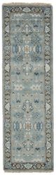 Feizy Ustad Steel/Chocolate 2'6" x 8' Runner Rug-0
