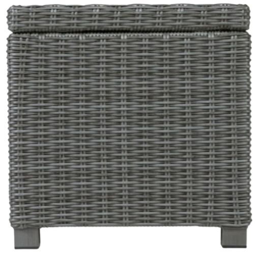 Signature Design by Ashley® Elite Park Gray Outdoor End Table-2