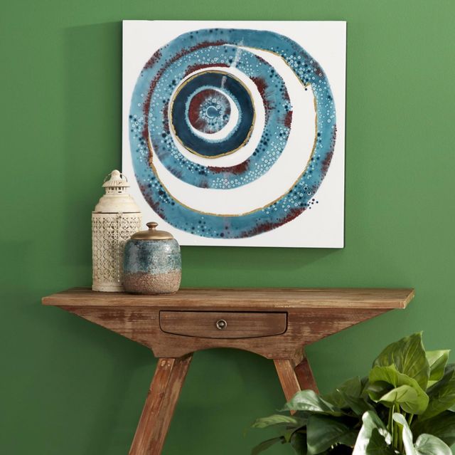 Deco Marche Blue Abstract Wall Decor-3