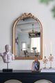 A & B Home Gold Arched Wall Mirror-2