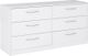 Signature Design by Ashley® Flannia 5-Piece White Full Panel Platform Bed Set-2