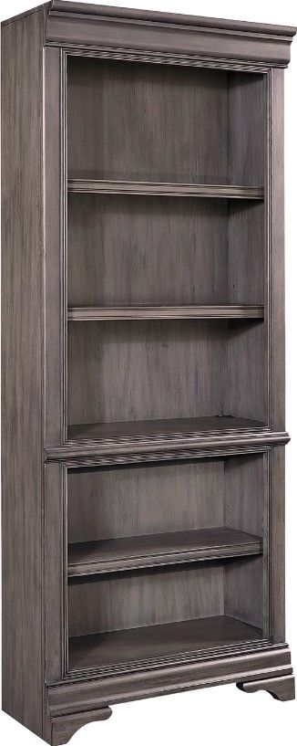 aspenhome® Sinclair Ash Grey Bookcase-0