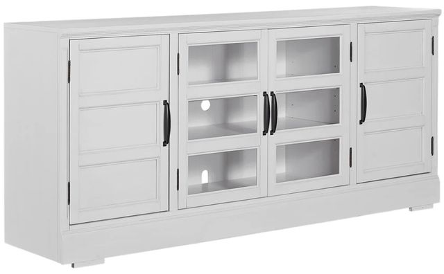 Parker House® Shoreham Effortless White 76" TV Console-0