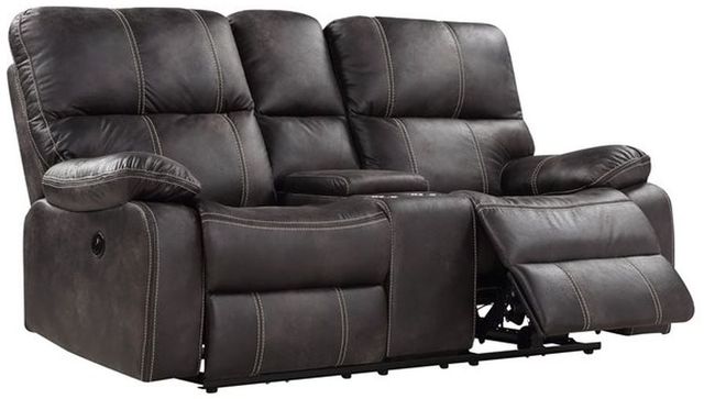 Emerald Home Jessie James Gray Power Reclining Loveseat-0