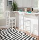 Linon Valley 2-Piece White Counter Stool Set-1